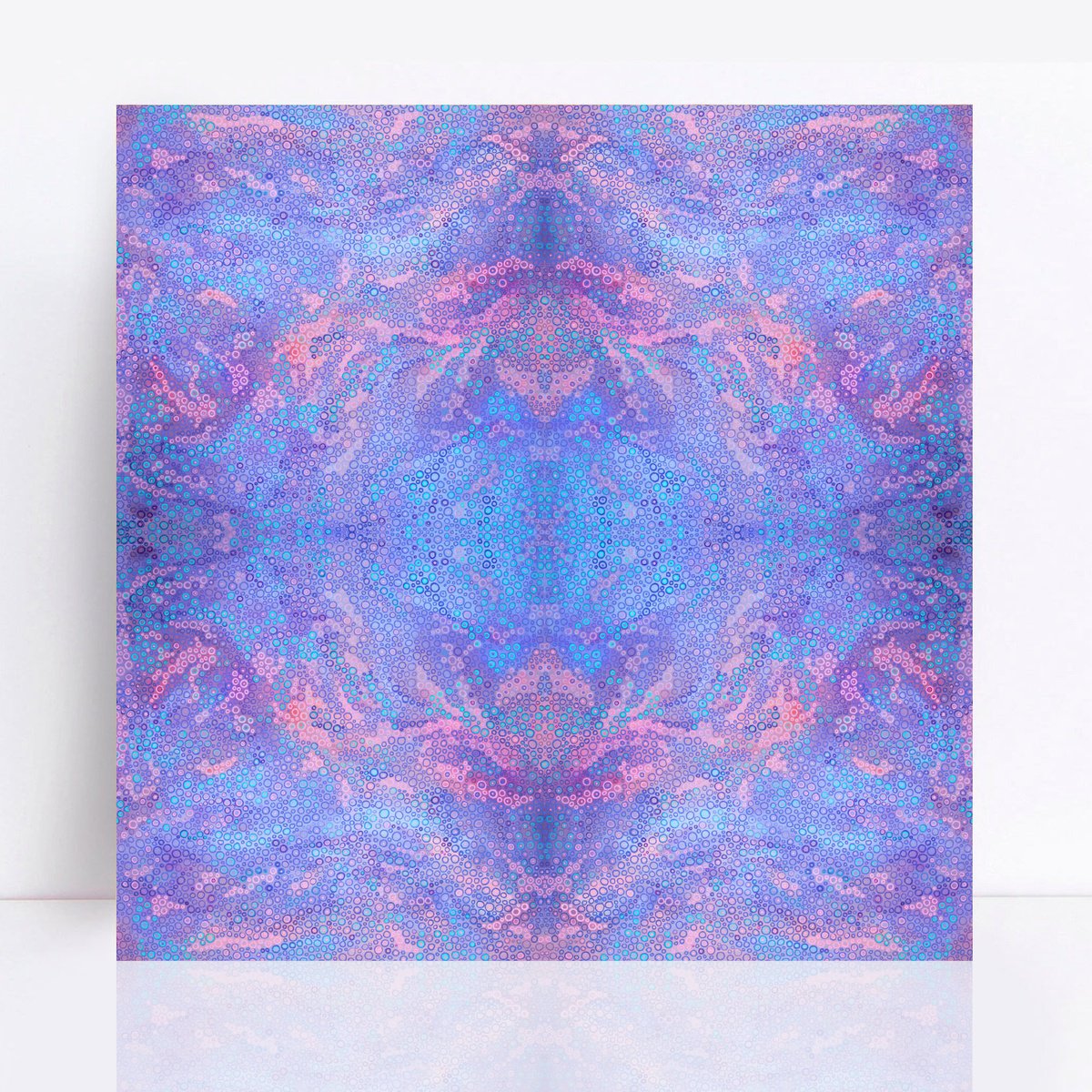 Jacaranda Blue Mandala by Jennifer Bell