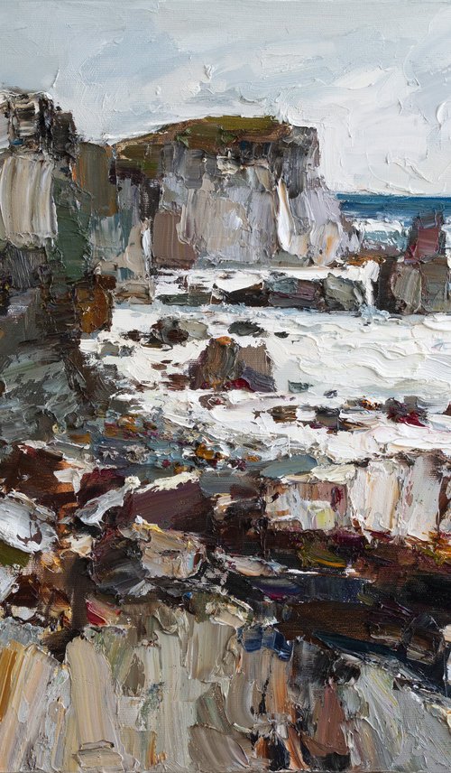 Rocky shore by Anastasiia Valiulina