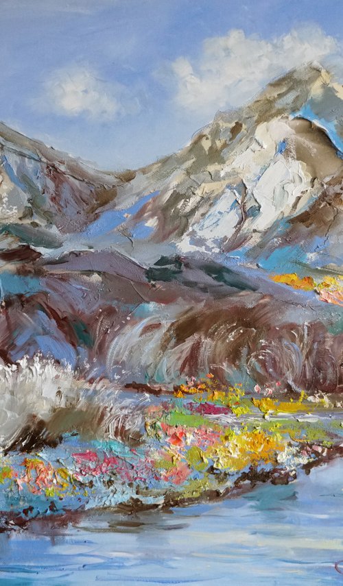 Mountains wall art by Annet Loginova
