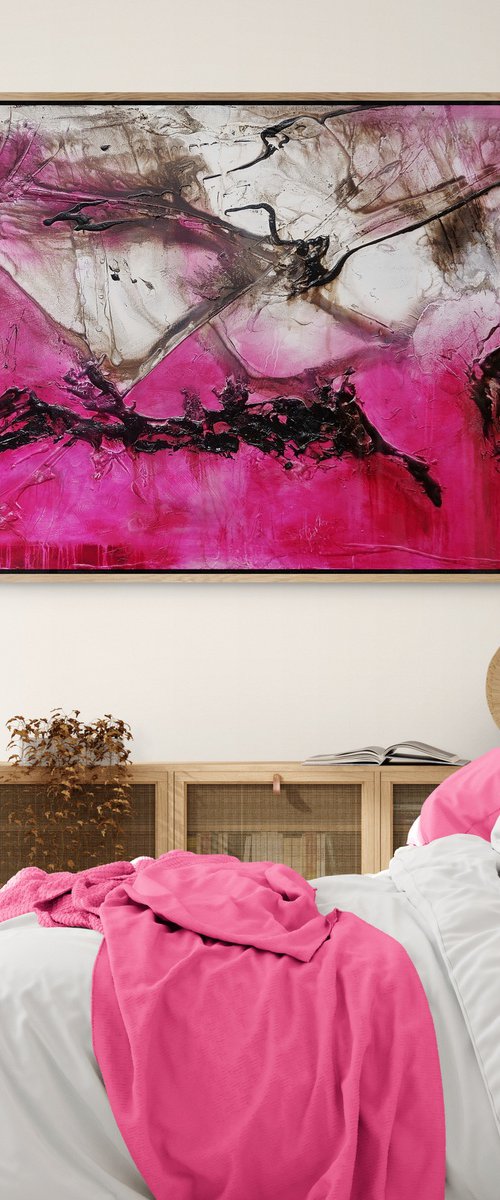 Pink and Grunge by Franko