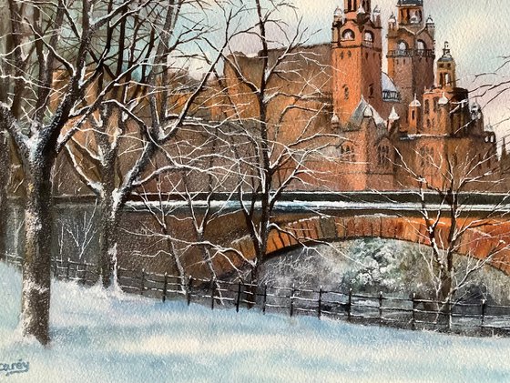Winters day, Kelvingrove Glasgow