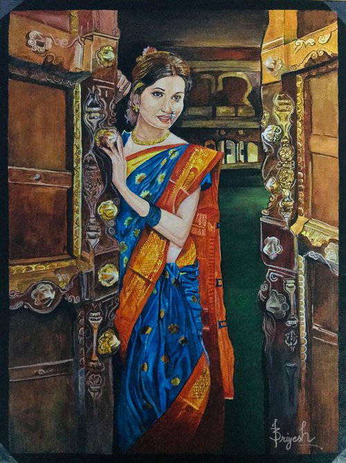 Intezaar - Lady-in-waiting by Priyesh Soni