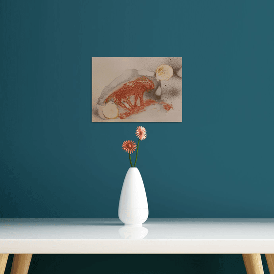 The red cat 1, 21x29 cm