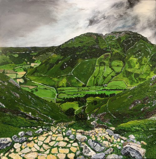 Lingmoor From Stickle Ghyll, Langdale Valley by Claire Darcy