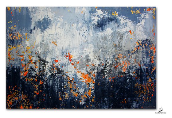 150x100cm. / abstract painting / Abstract 1140