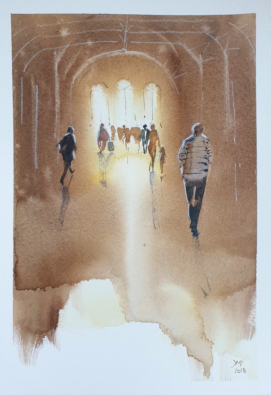 Busy summer morning / Train station vibe