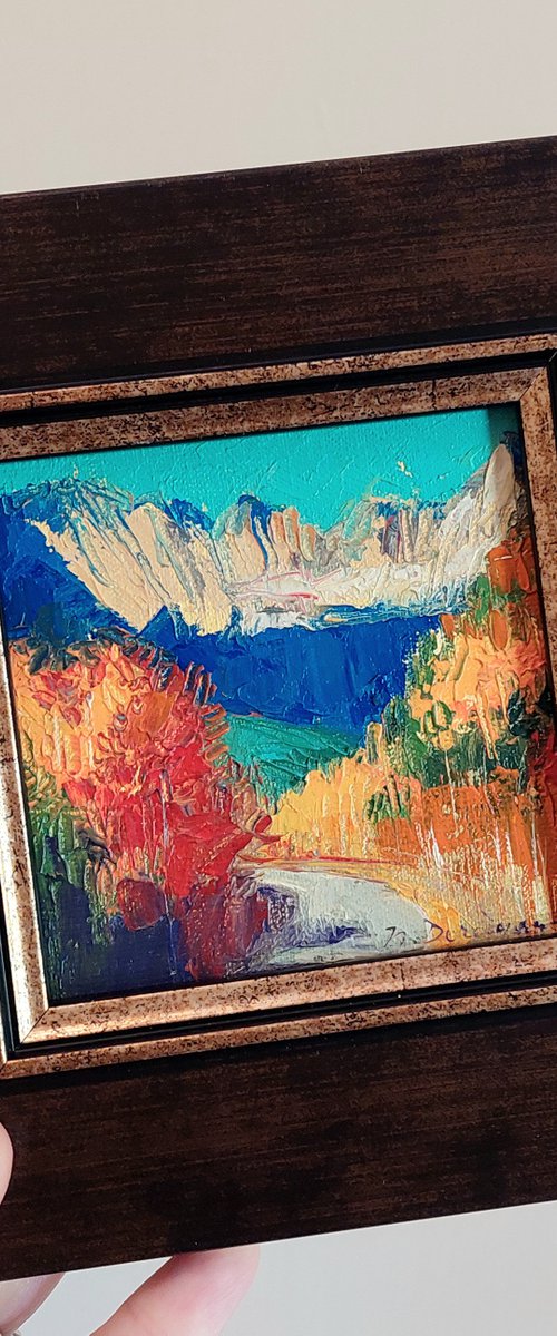 Montana autumn by Nataly Derevyanko