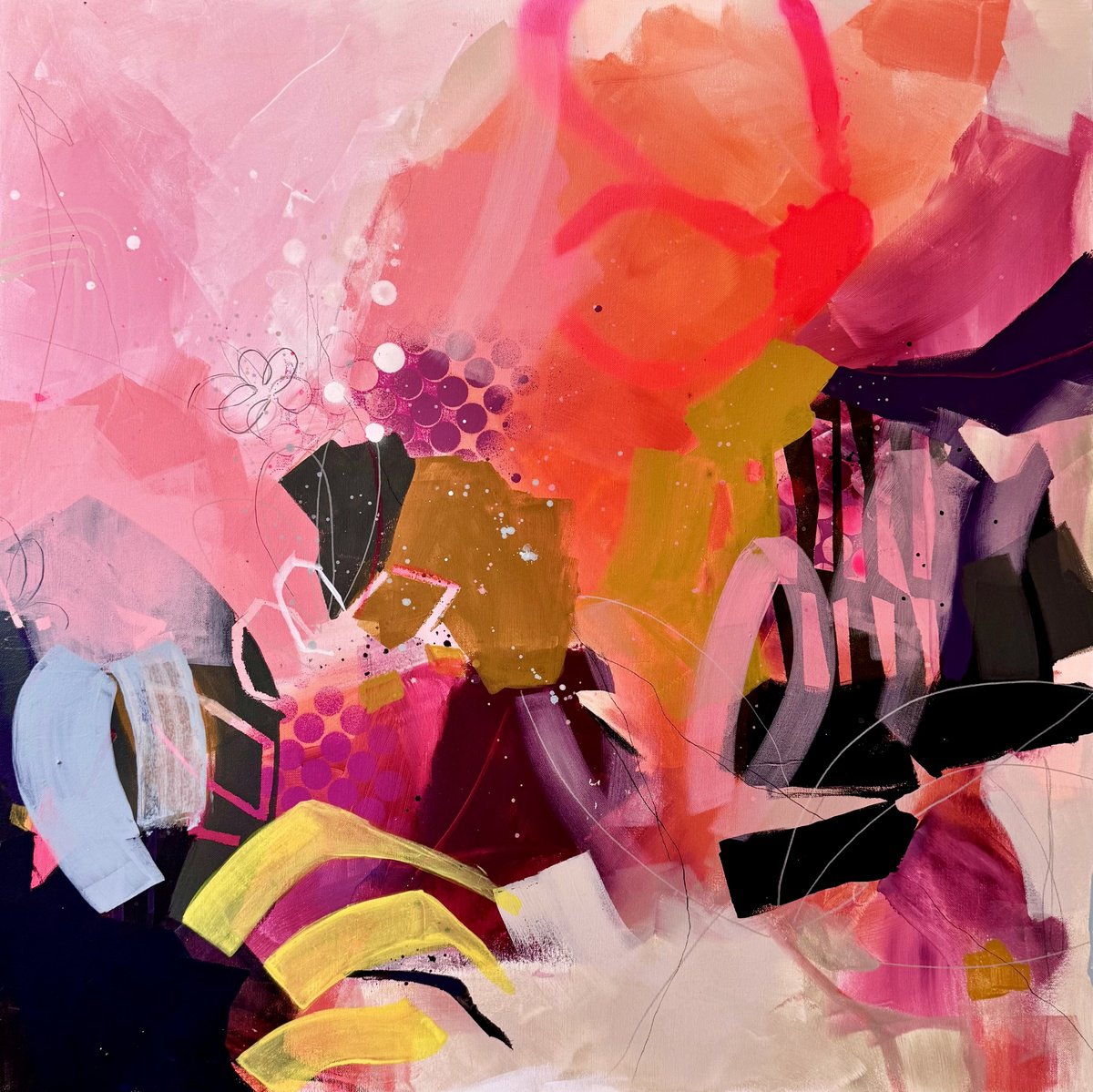  - Flourish - ? By Tanya Lytko, 35 X 35, Artwork For Sale On Artfinder