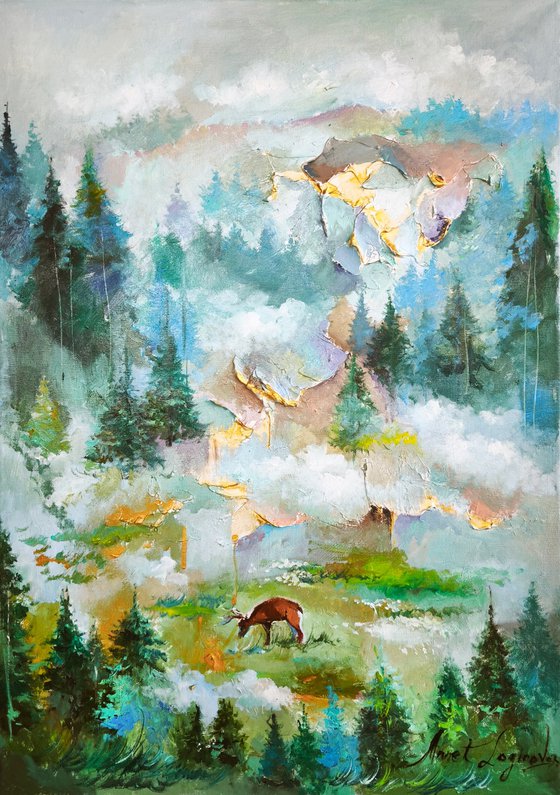 Emerald Mist &amp; Golden Peaks