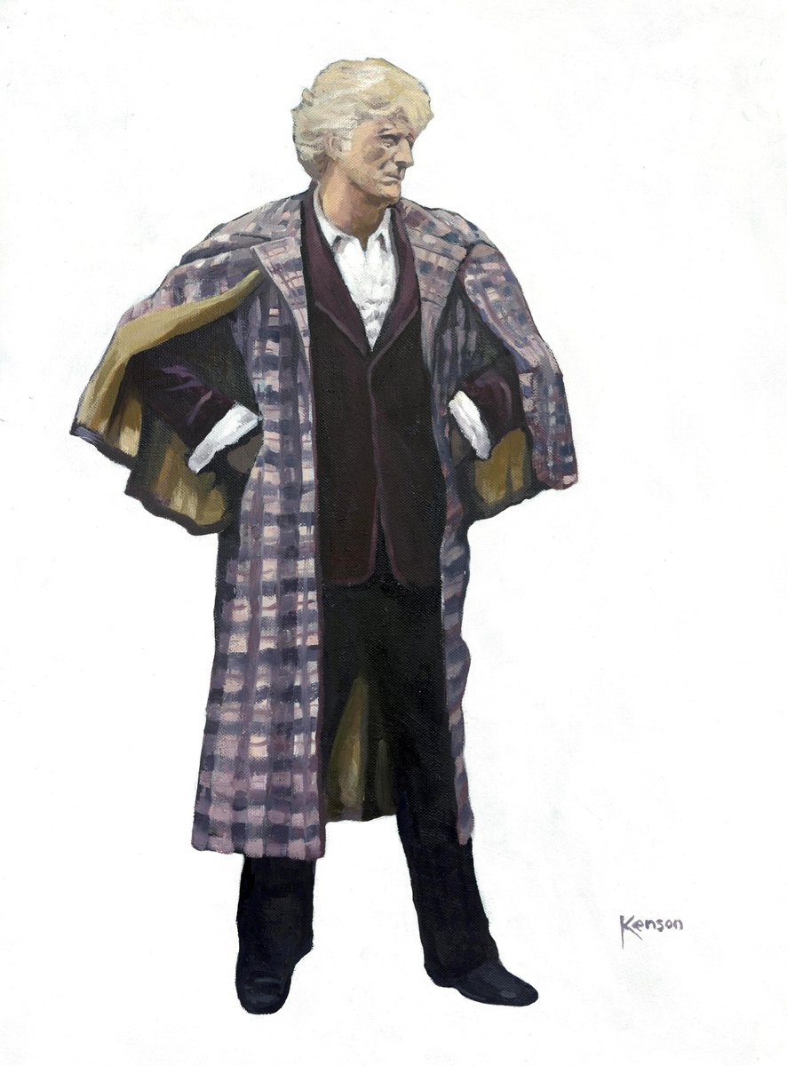 Jon Pertwee the Third Doctor by Kenson Low