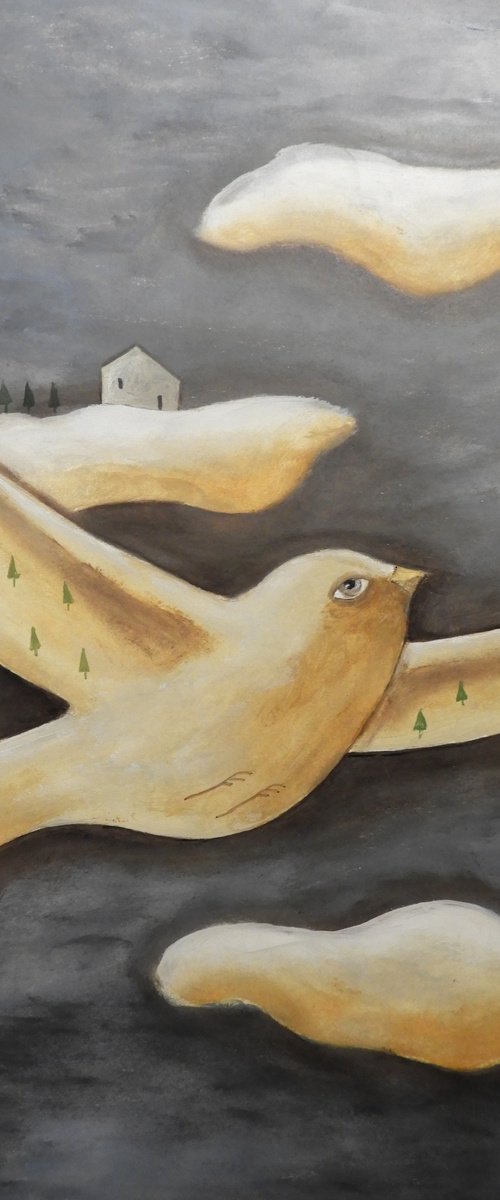 The flying bird by Silvia Beneforti