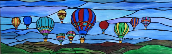 Hot air balloons