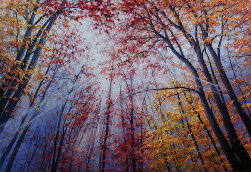 "Autumn sun" by Gennady Vylusk