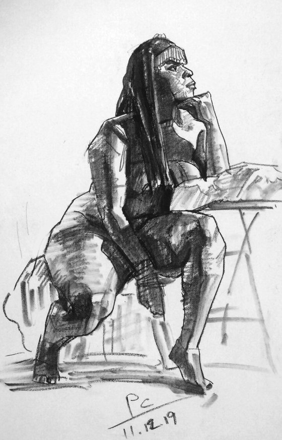 live model Drawing