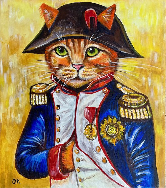 Ginger cat Napoleon Bonaparte