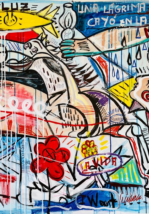 Pop Guernica (Una lágrima cayó en la arena) by Mercedes Lagunas