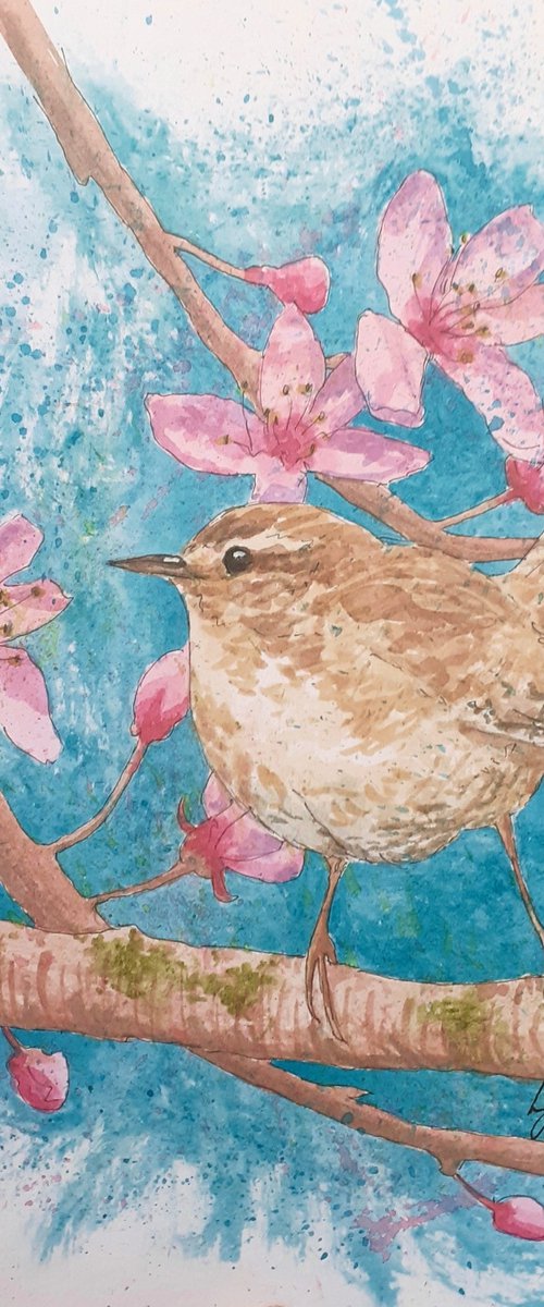 Wren and Blossom by Lisa Mann