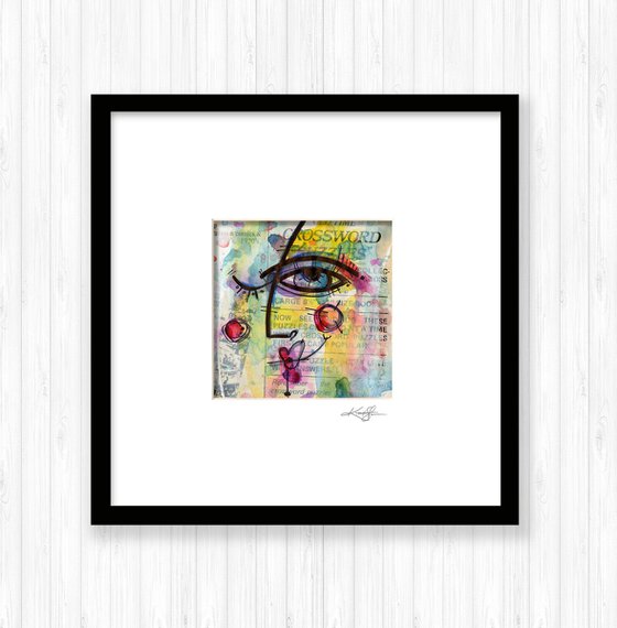 Funky Face Tootsie 5 - Abstract Art by Kathy Morton Stanion