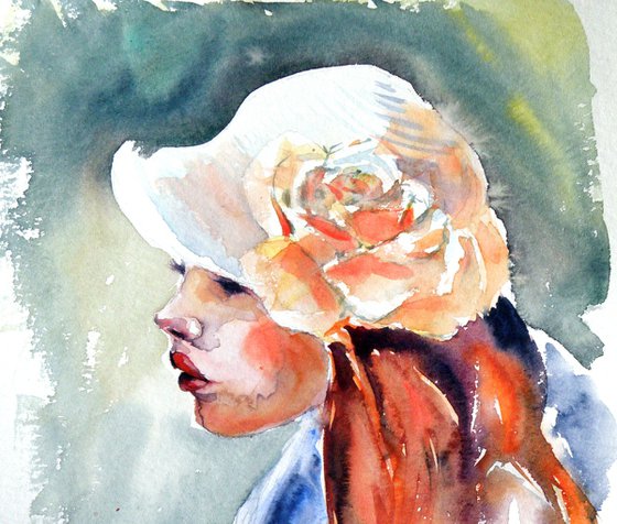 Little girl with hat