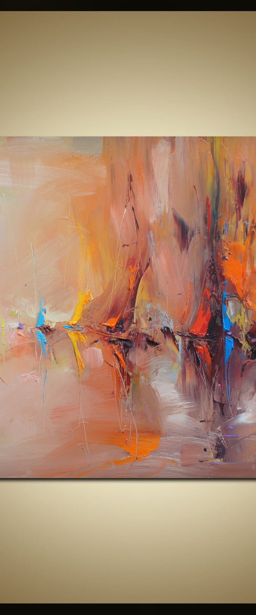 Tale for the summer , Abstract Landscape Painting by Stanislav Lazarov