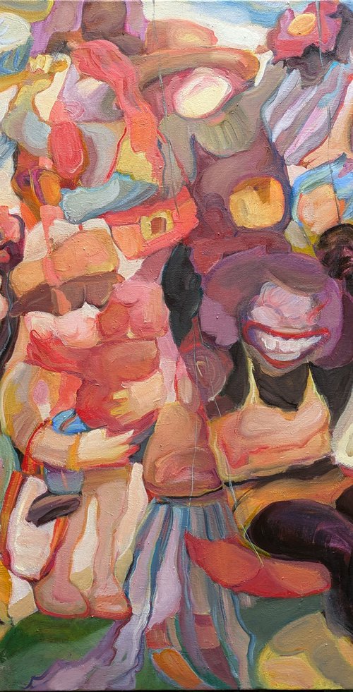 The Queue for the Swings by Egle Colucci