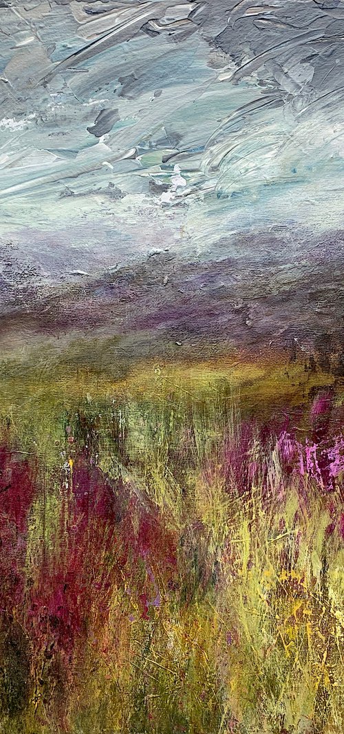 Willowherb and Foxglove Meadow by Suzsi Corio