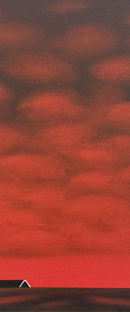 Glowing Evening (April) by Nelly van Nieuwenhuijzen