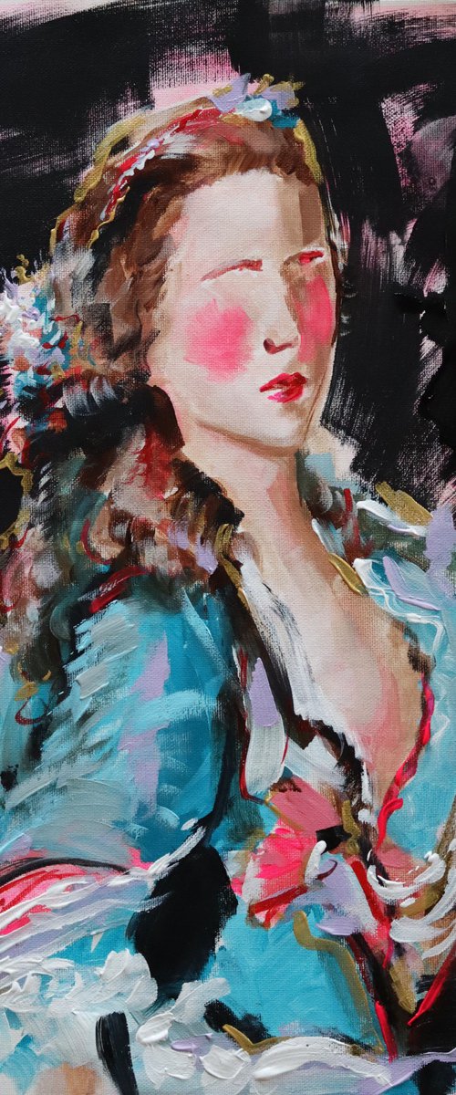 Miss M. with Bird by Antigoni Tziora