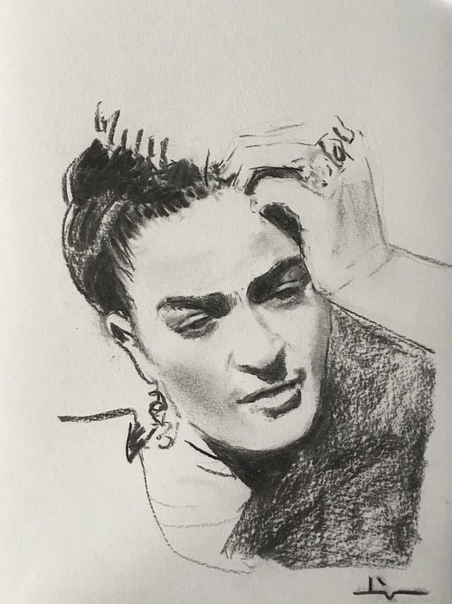 Frida Kahlo 4 by Dominique Dève