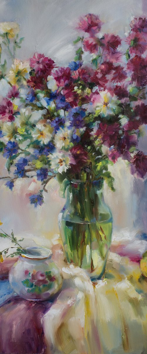 Autumn Flowers by Olha Laptieva