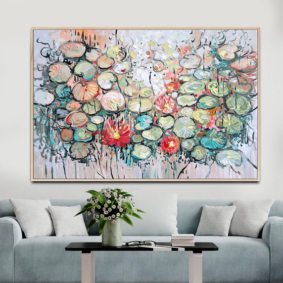 Sun Kissed Lotus Pond