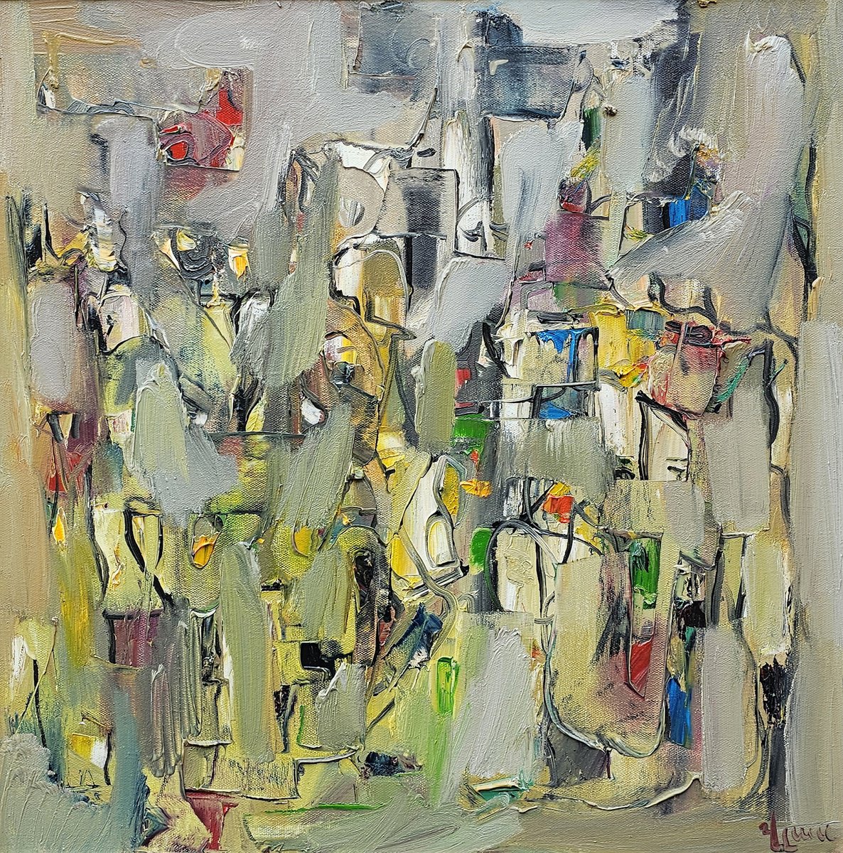 Fragments Of Memory By Vlas Ayvazyan, 24 X 24, Artwork For Sale On Artfinder