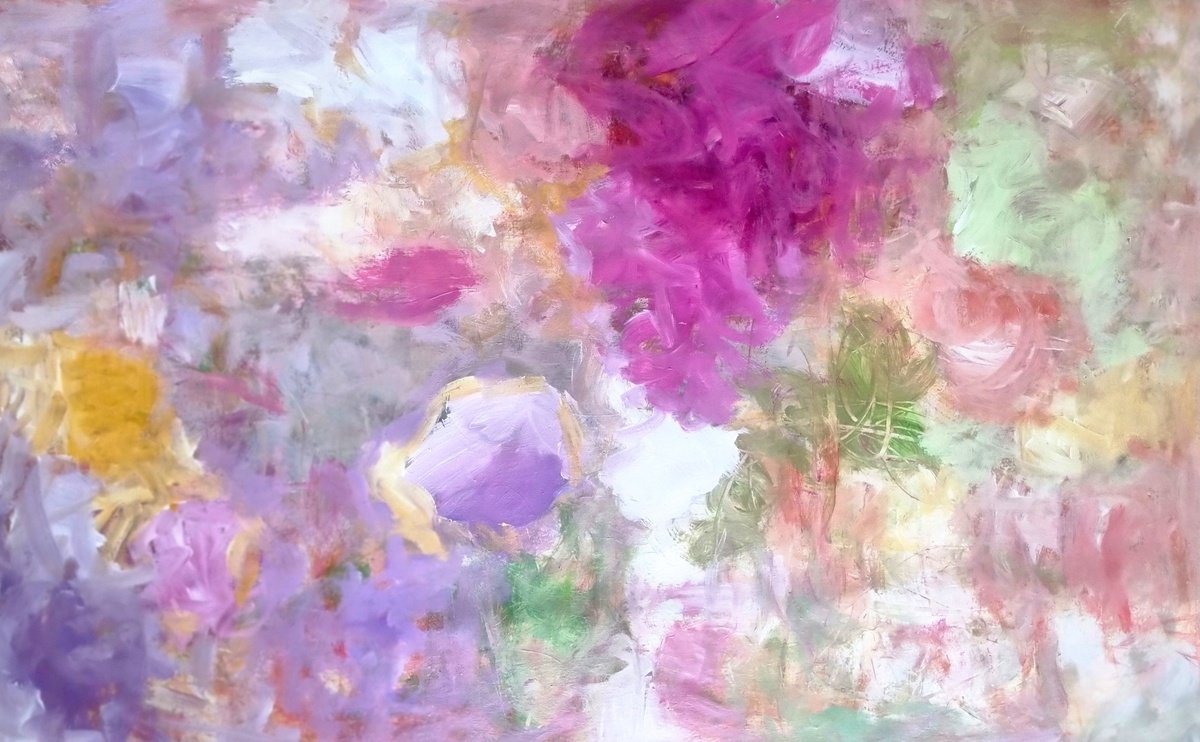 Essence Of Lilac By Davina Nicholas, 60 X 38, Artwork For Sale On Artfinder