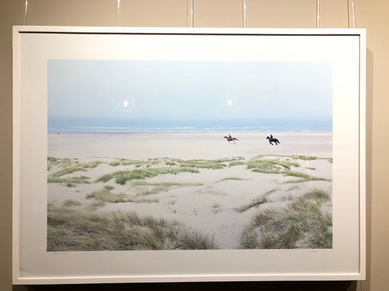 riders on the coast in Blankenberge