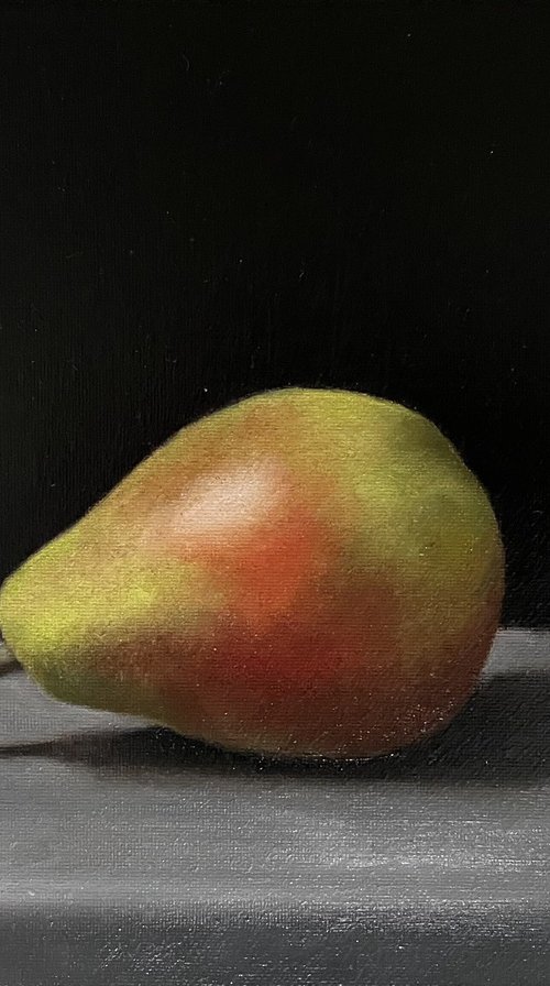 Solitary pear by Emma Sperring