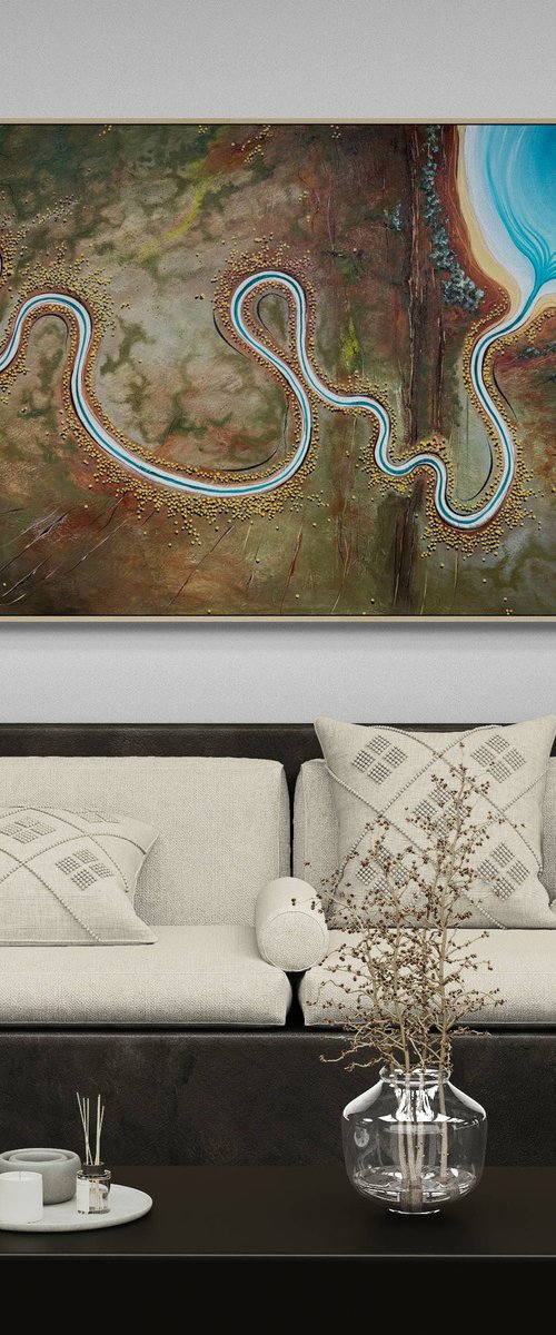 Ridges Of The Turning River by Tania Chanter