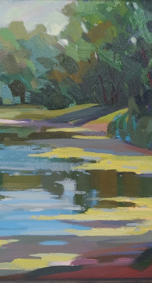 By the lake by Sergey Kachin