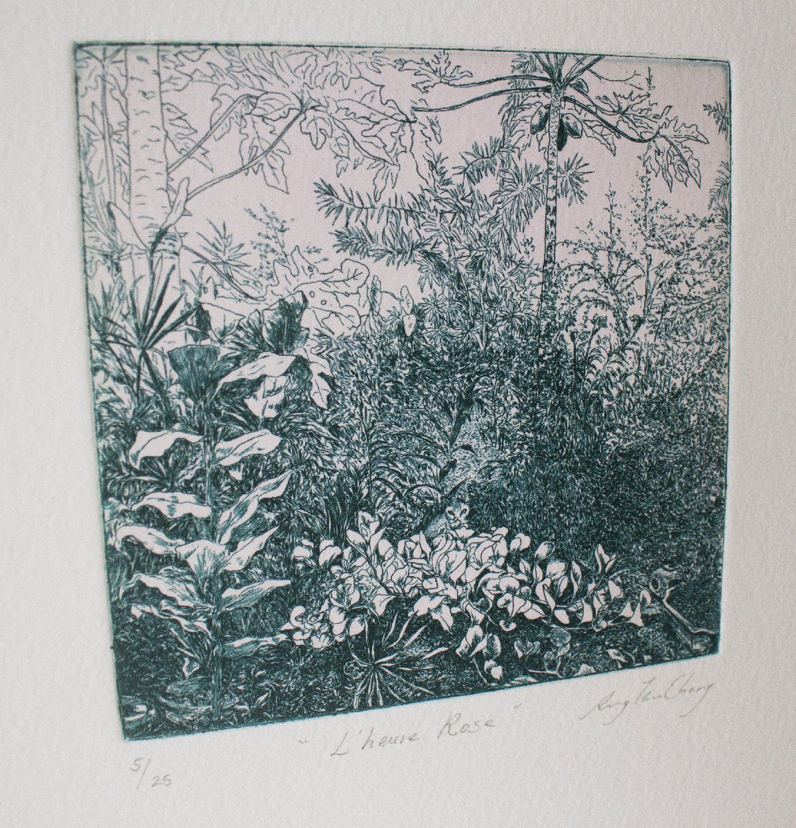 Impressionistic Landscape Etchings & Engravings By Rung Tsu Chang, 8 X 10", L