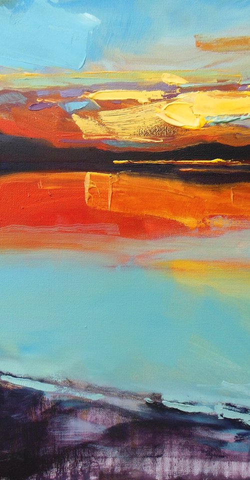 Sunset over the Estuary by Ben McLeod