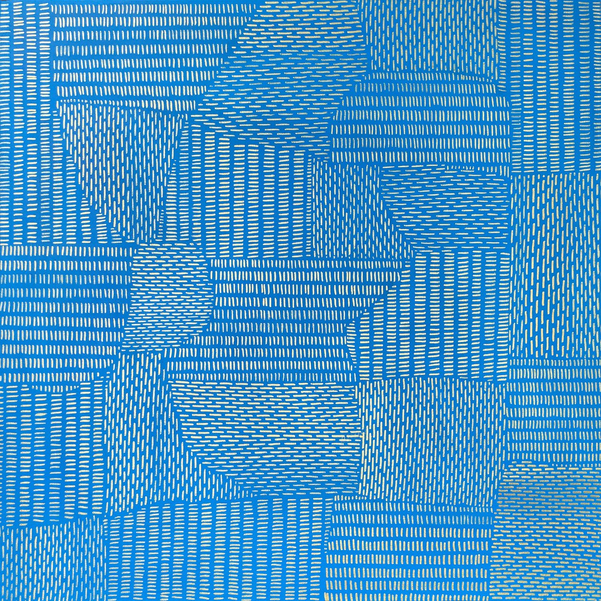 Abstract Acrylic Painting By Jennifer Bell, 24 X 24, Unyielding No4, Original Artwork