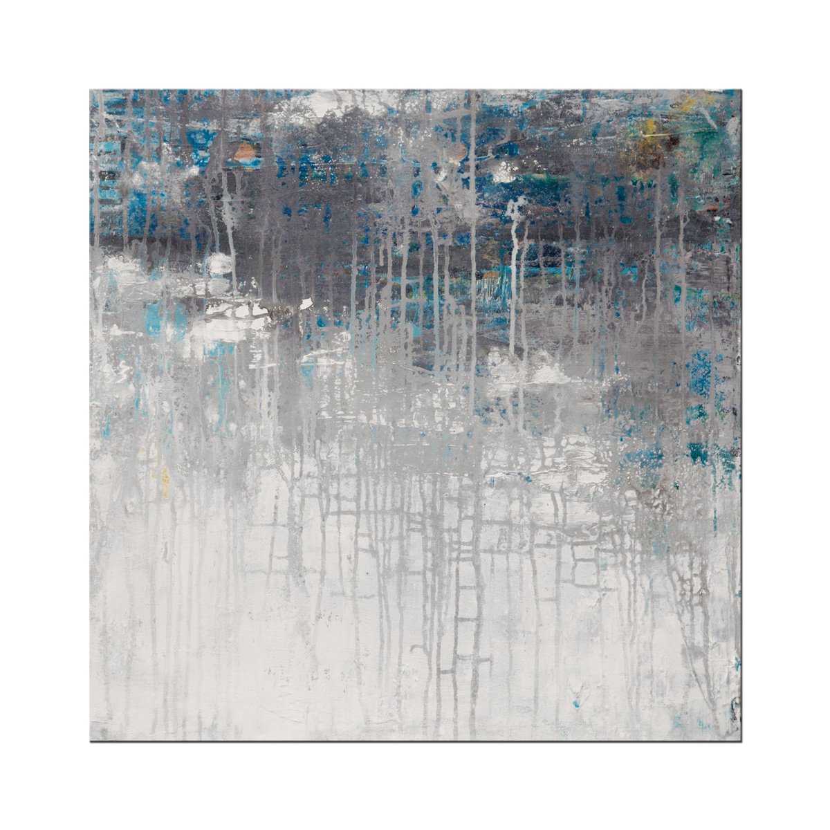 Abstract Painting By Hilary Winfield, 24 X 24, Asthenosphere 7, Original Artwork