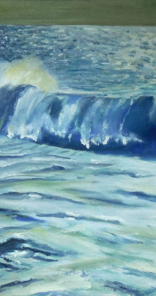 Wave at Dusk by Aida Markiw