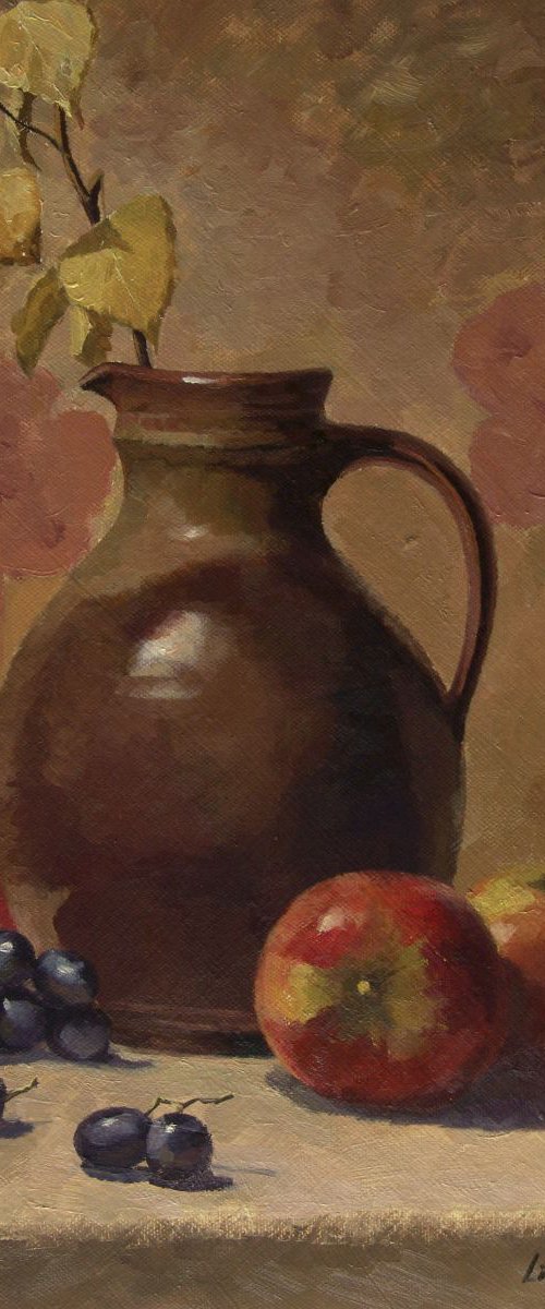 The Last Leaves in Autumn (Framed) by Ling Strube