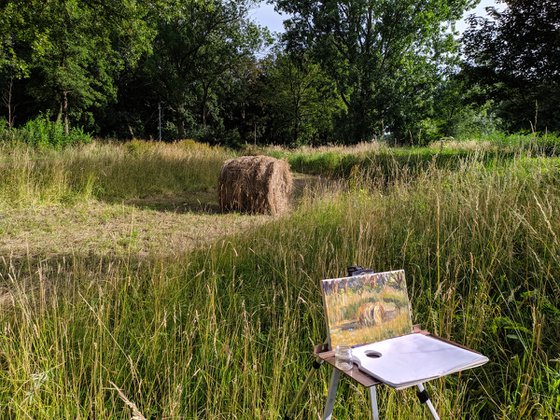 Haystack at the park