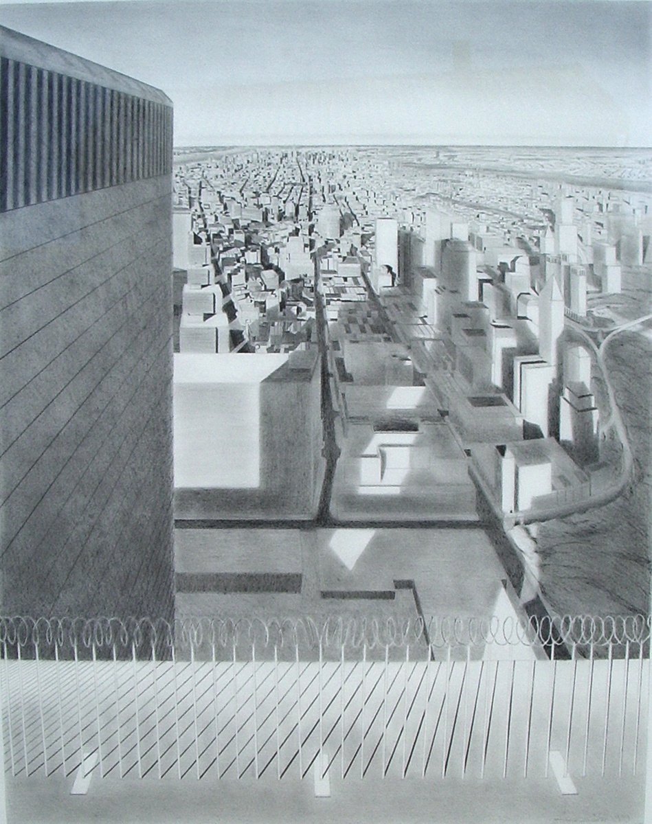 Surrealistic Pencil Drawing , Exploration X By David Vincent Wheeler, 29 X 36, Artwork For Sale On Artfinder