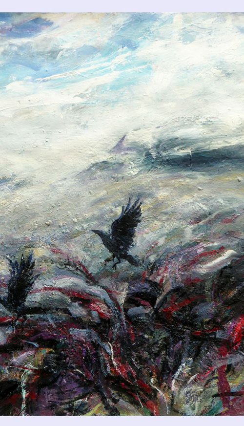 Crows, Bleaklow by John Sharp