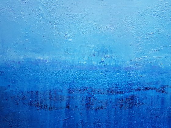 Blue Serenity, 90x60cm, ready to hang