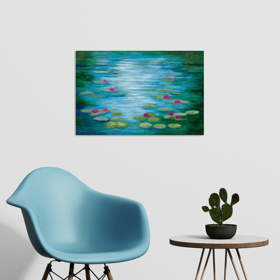 Reflections on Waterlilies