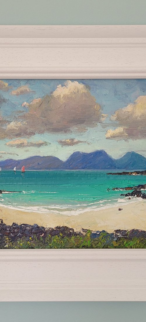 Colonsay Beach, Isle of Skye by Roberto Ponte