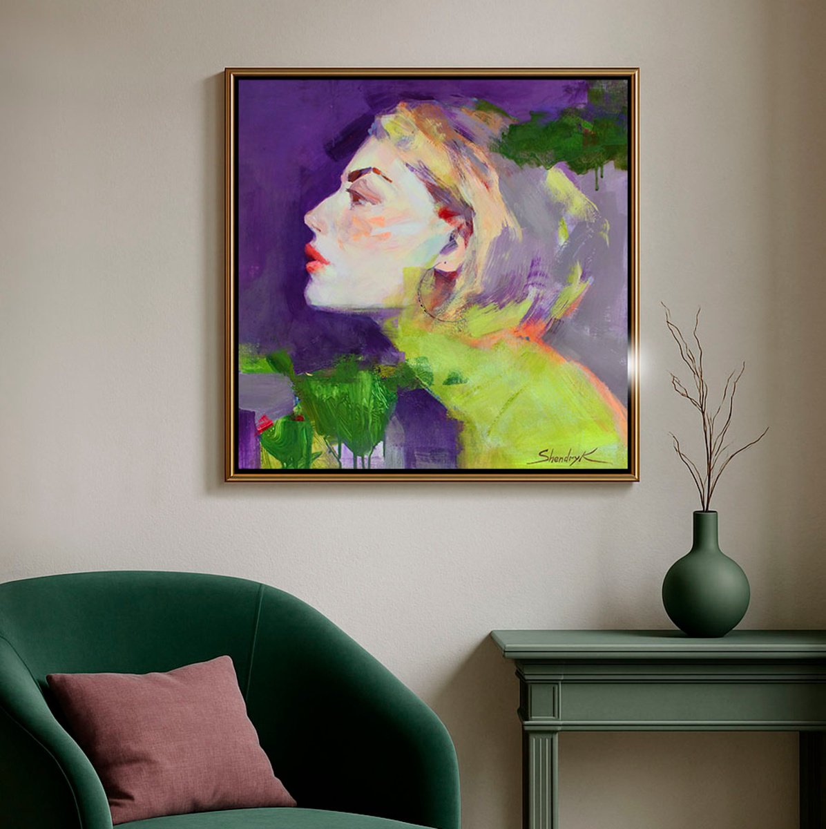 Echo Of Colors By Tetiana Shendryk, 24 X 24, Artwork For Sale On Artfinder